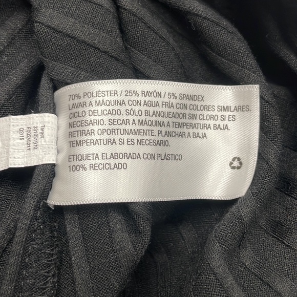 NWOT • Black Rib Knit Dress - Picture 10 of 13